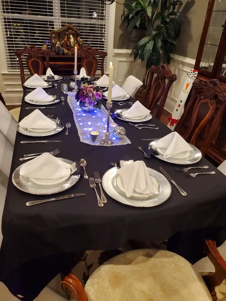 Elegant dinner table Atlanta