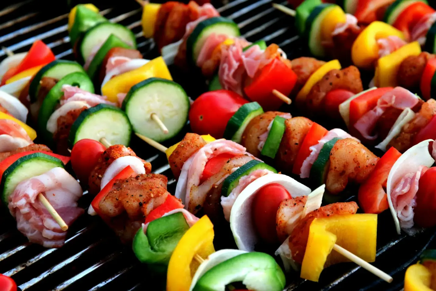 Food on grill