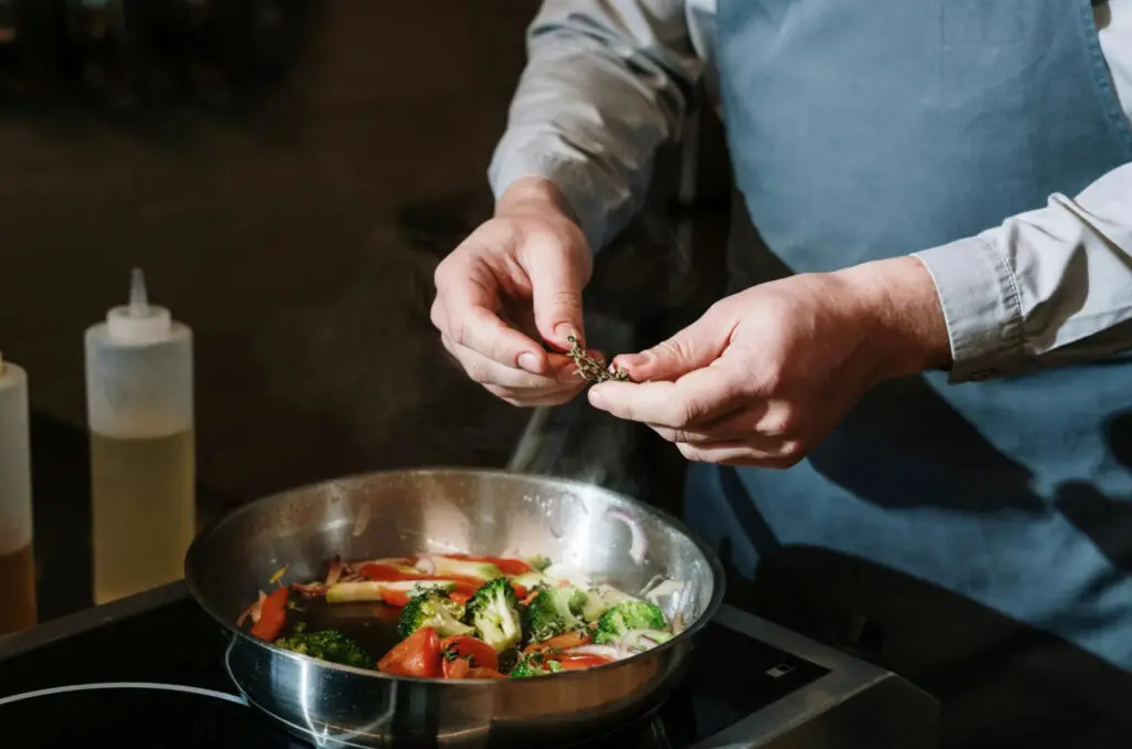 Chef working on Dinner with Strangers