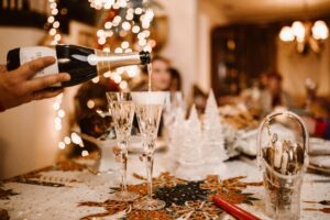 New Year’s Eve at Home 1 Champagne flutes New Year’s Eve at home