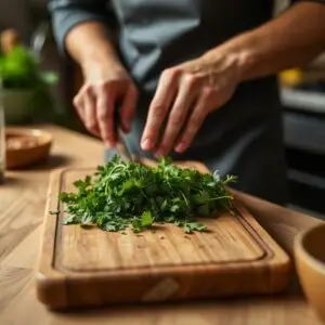 What Does a Personal Chef Do? A Guide to In-Home Culinary Services 1 Chef Rob plating a custom tasting menu course for an anniversary dinner at home What Does a Personal Chef Do