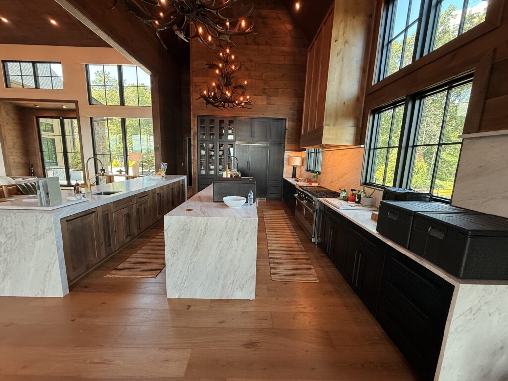 Private chef catering an in-home dinner in Alpharetta GA