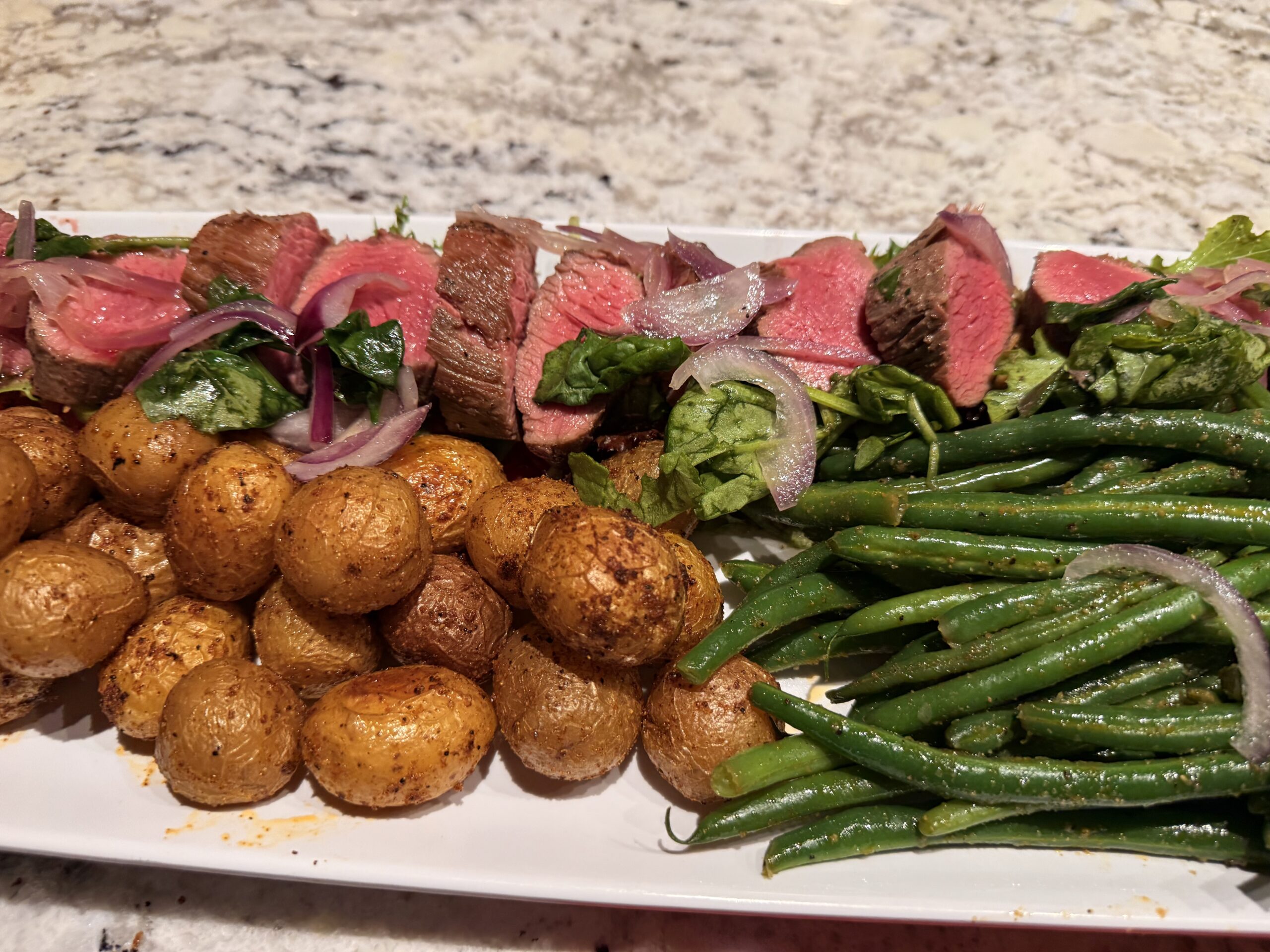 Steak-Dinner-Potatoes-Green-Beans- Culinary-Collective-Atl